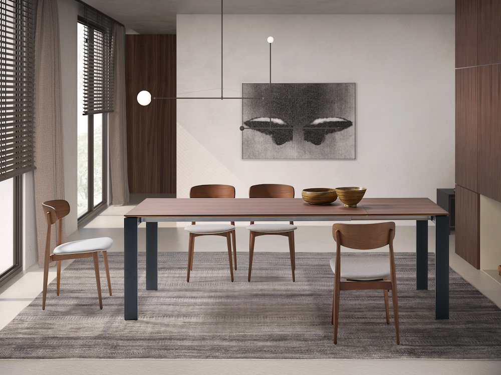 Silla de madera con asiento tapizado opcional Pure S02 Doos - 1