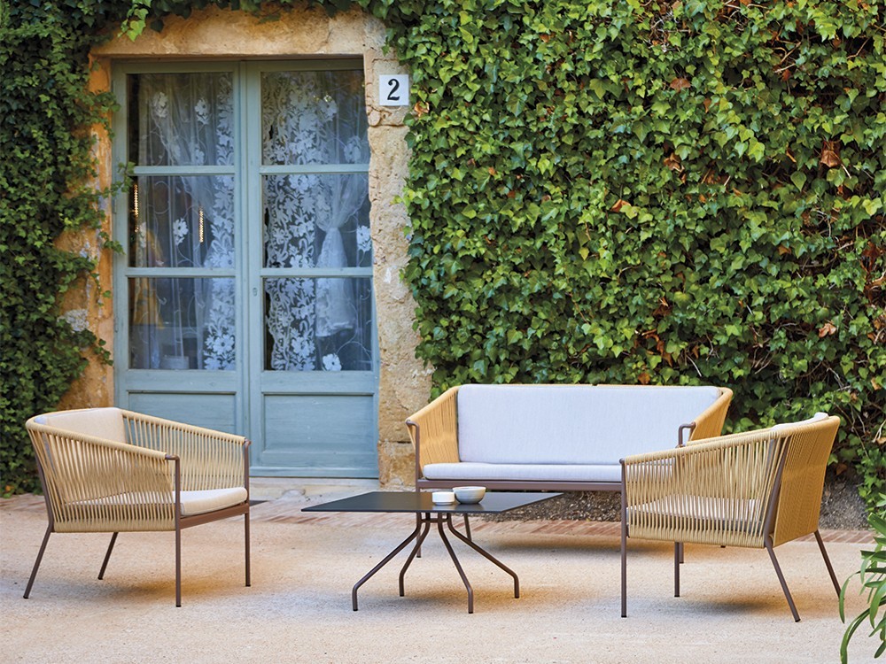 Sofá Club de cuerda trenzada Weave Point - 21