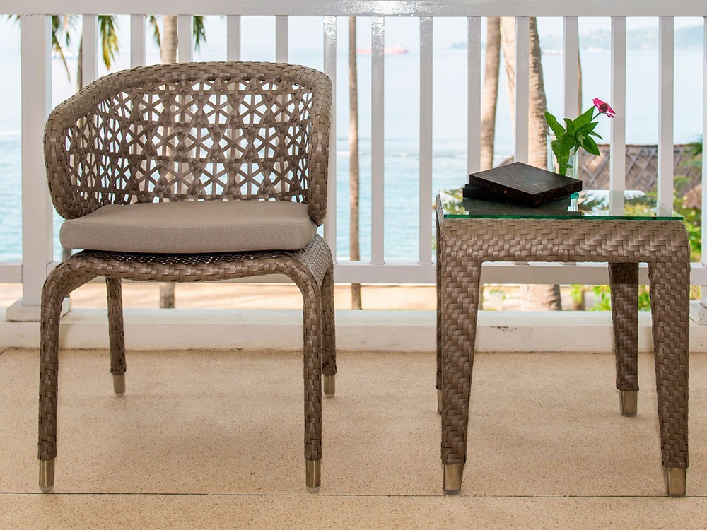 Sillón de comedor Journey con cojín tapizado de Skyline - 4