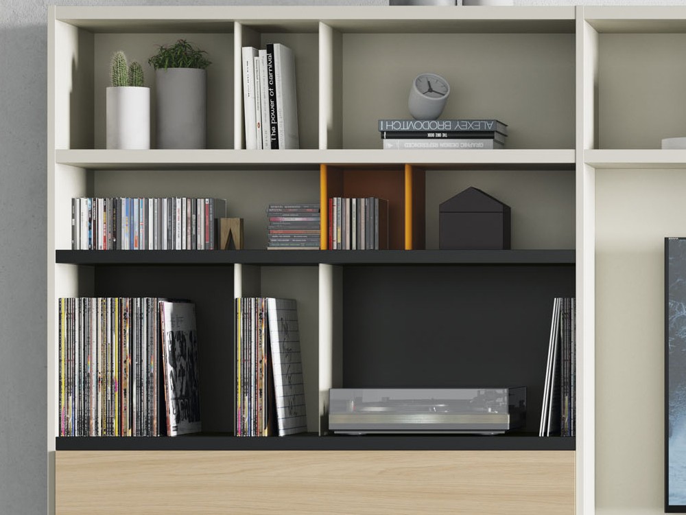 Mueble de salón con estantería Line Vive - 2