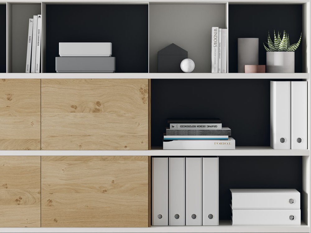 Estantería modular con puertas Line Vive - 2