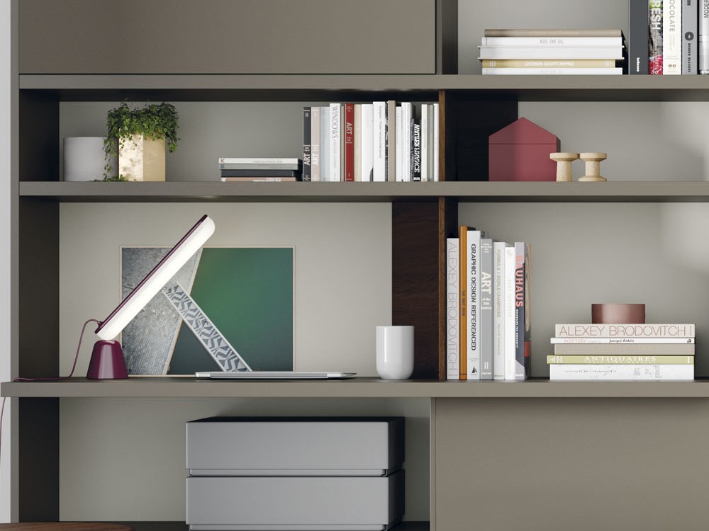 Mueble modular de salón con zona de trabajo Line Vive - 2