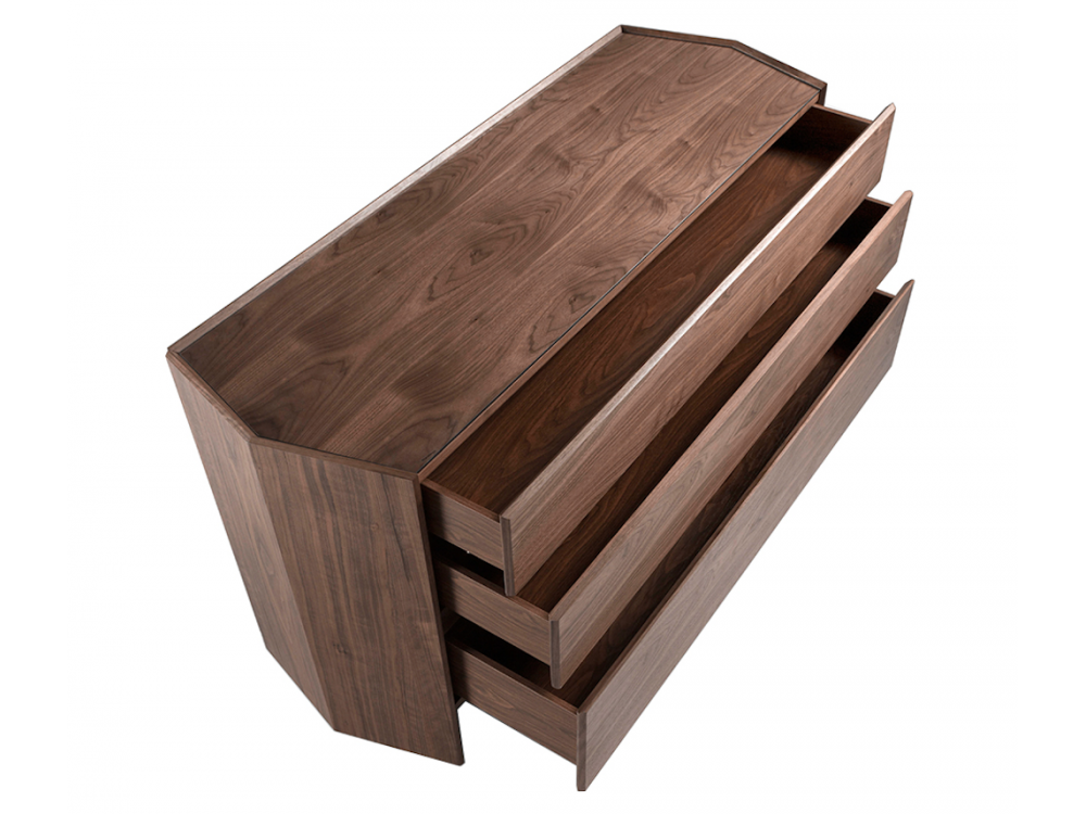 Cómoda hexagonal chapada en nogal 7073 Ángel Cerdá Ángel Cerdá - 5