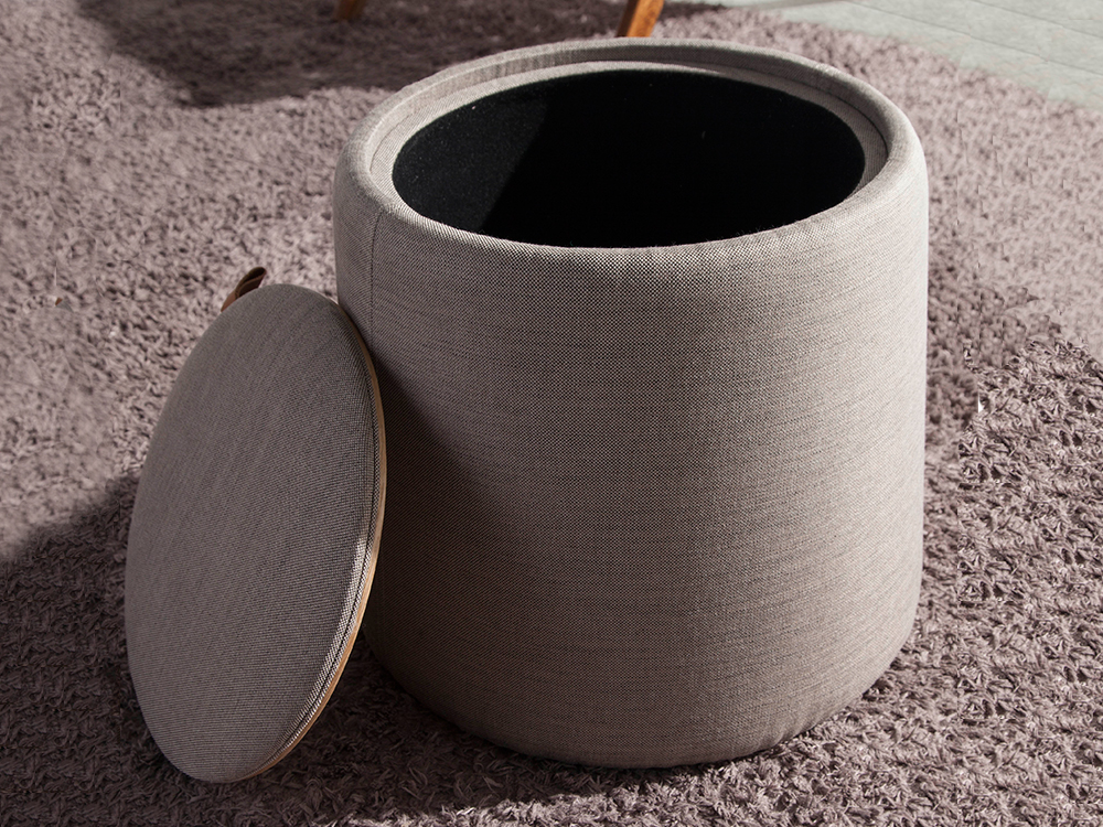 Puff tapizado en tela con hueco interior 5073 Ángel Cerdá Ángel Cerdá - 4