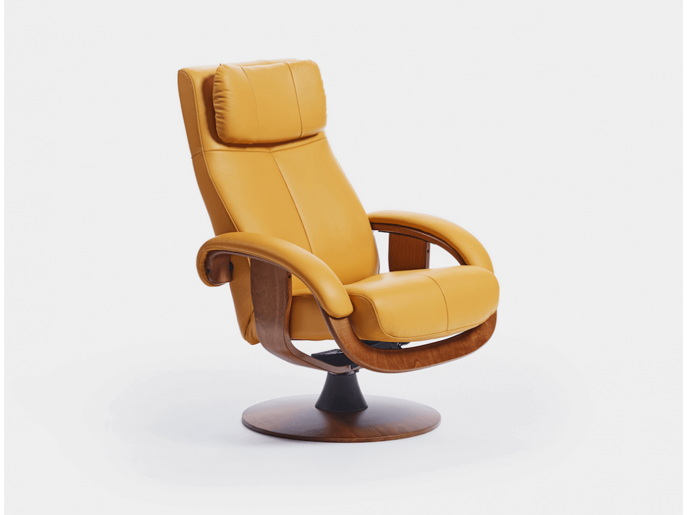 Butaca de madera con cabezal ajustable Katia Tajoma - 3