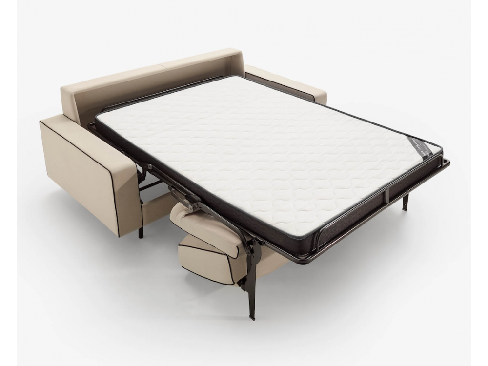 Diseño contemporáneo, apertura italiana y máxima ergonomía. Due, el sofá cama que lo tiene todo.