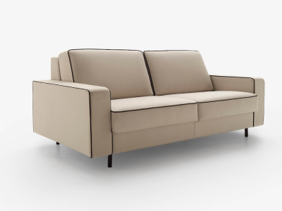 Due, un sofá cama elegante y funcional que se transforma con un solo gesto.