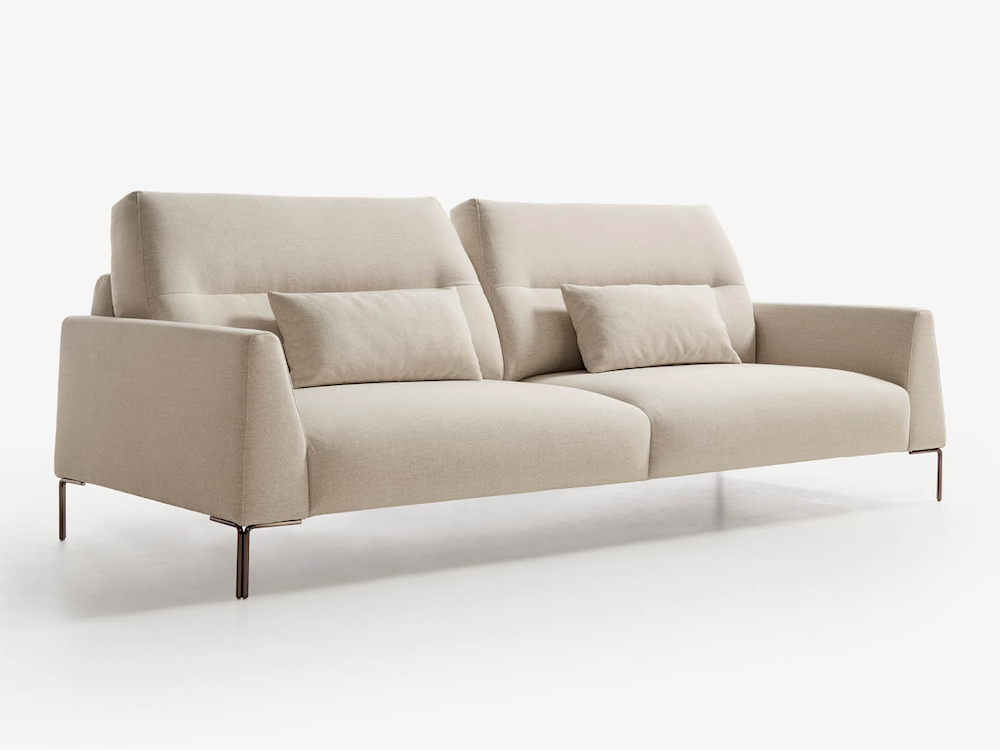 Oliv, sofá Frajumar de proporciones equilibradas y alto confort, desmontable y versátil
