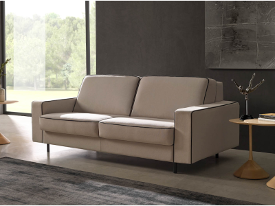 Due de Frajumar: sofá cama con sistema de apertura italiana, ideal para quienes buscan diseño y funcionalidad en un solo mueble.