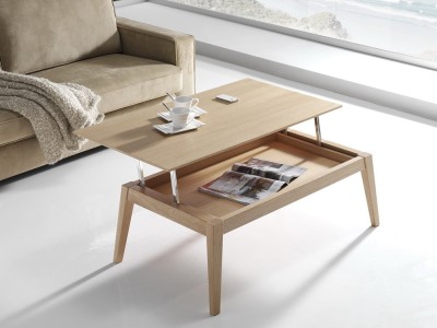 Mesa de centro elevable Nordic madera Indesan - 1