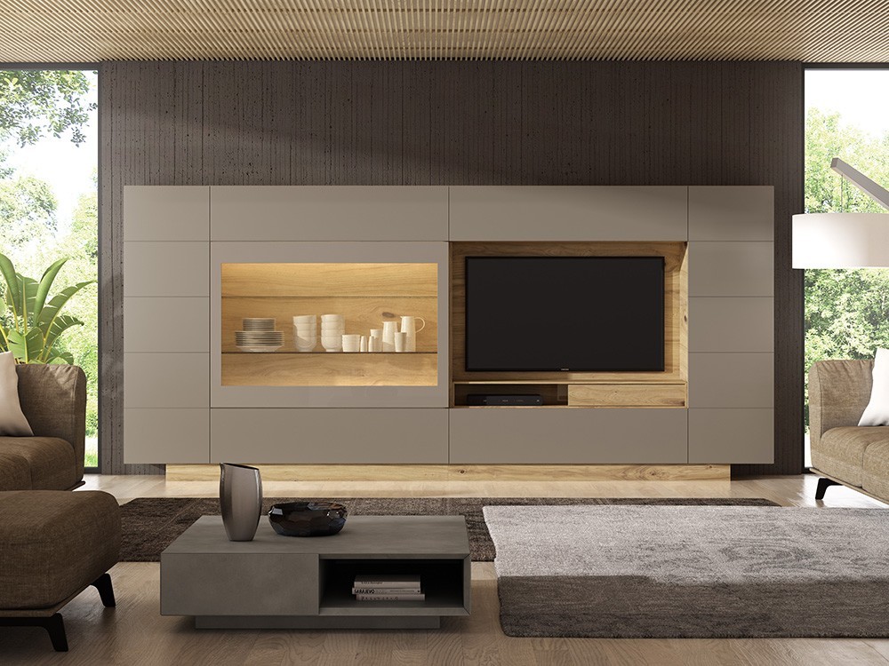 Mueble para salón con vitrina Singular A.Brito - 3