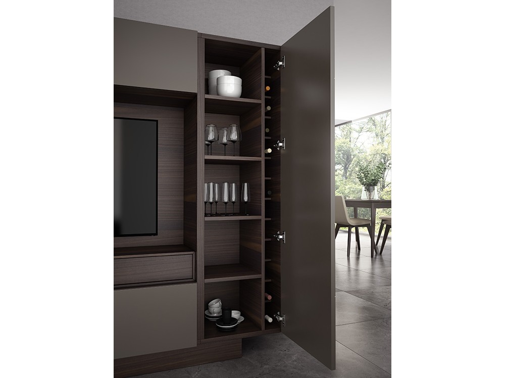 Mueble para salón con vitrina y cajones Singular A.Brito - 4