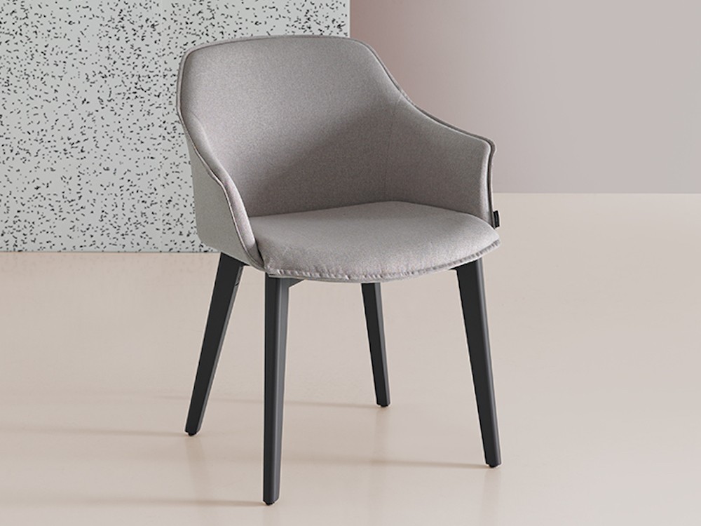 Silla con pies de madera Kedua Mobliberica - 3