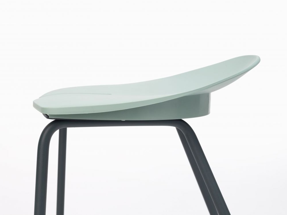 Taburete bajo Ant en acero y polipropileno Ondarreta - 12