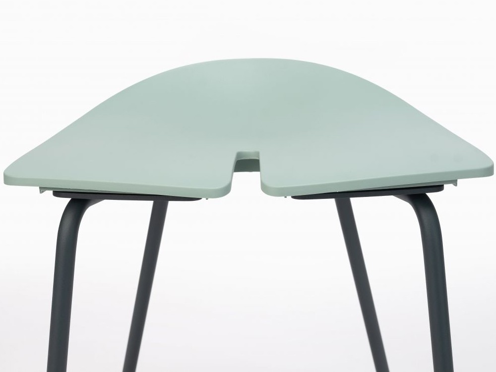 Taburete bajo Ant en acero y polipropileno Ondarreta - 15