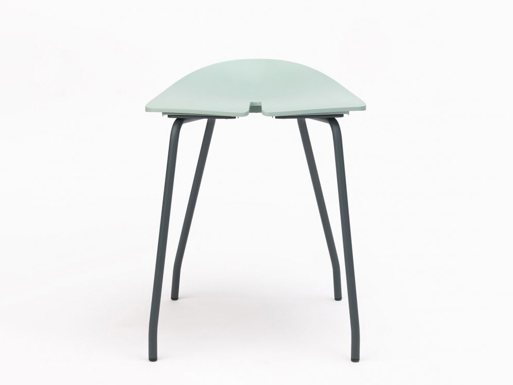 Taburete bajo Ant en acero y polipropileno Ondarreta - 16