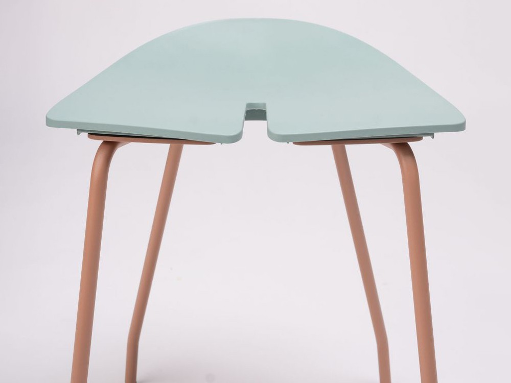 Taburete bajo Ant en acero y polipropileno Ondarreta - 37