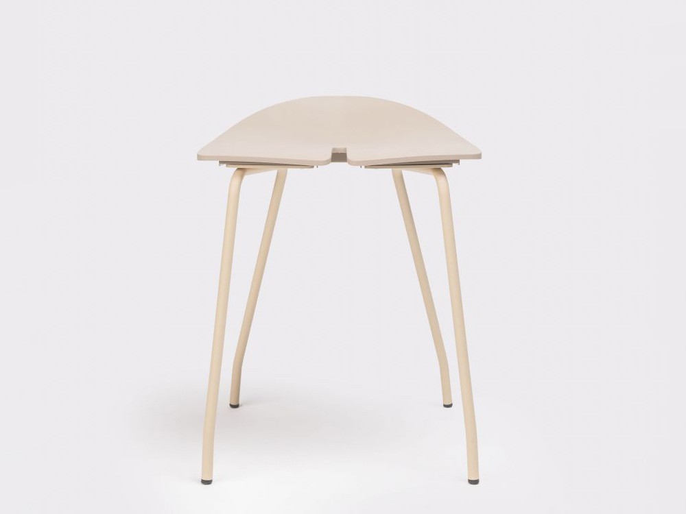 Taburete bajo Ant en acero y polipropileno Ondarreta - 20