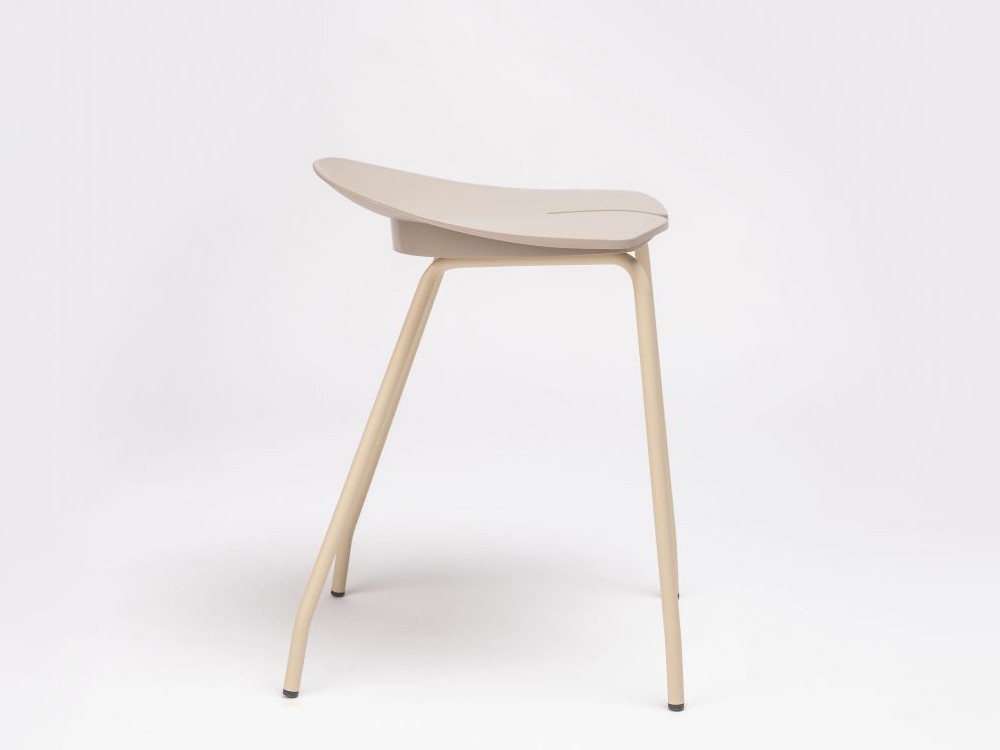 Taburete bajo Ant en acero y polipropileno Ondarreta - 21