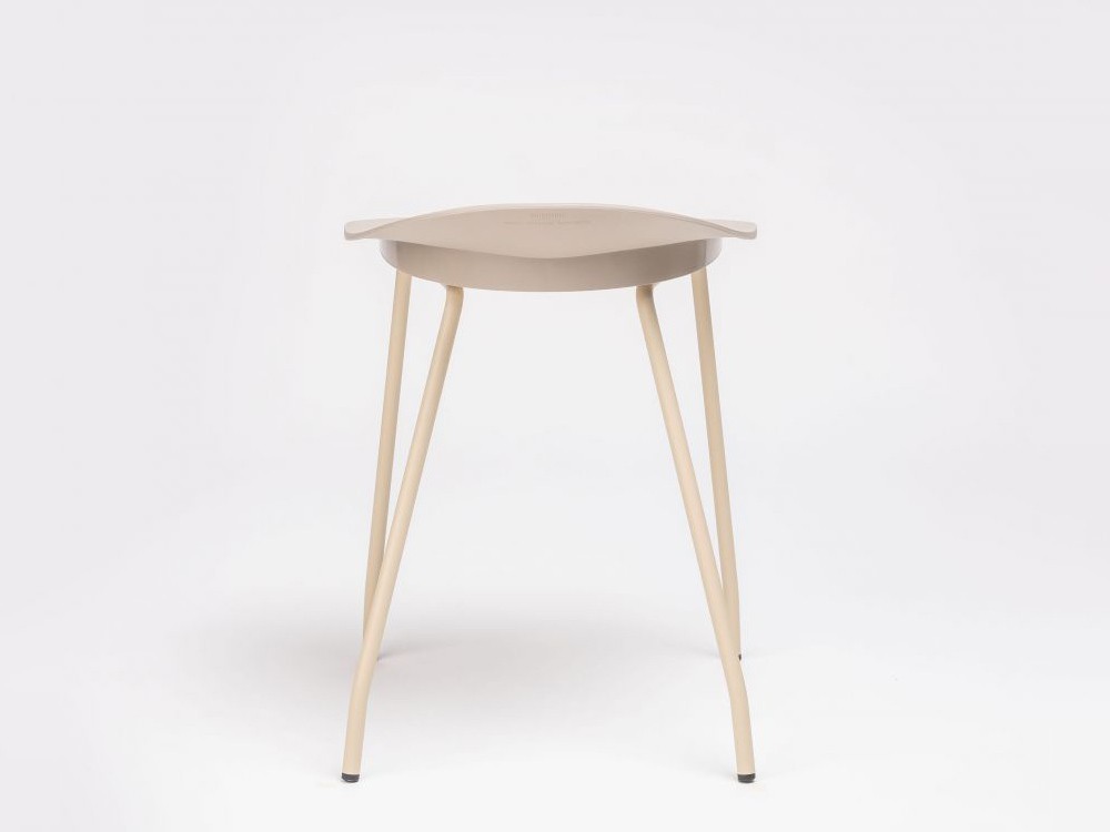 Taburete bajo Ant en acero y polipropileno Ondarreta - 22