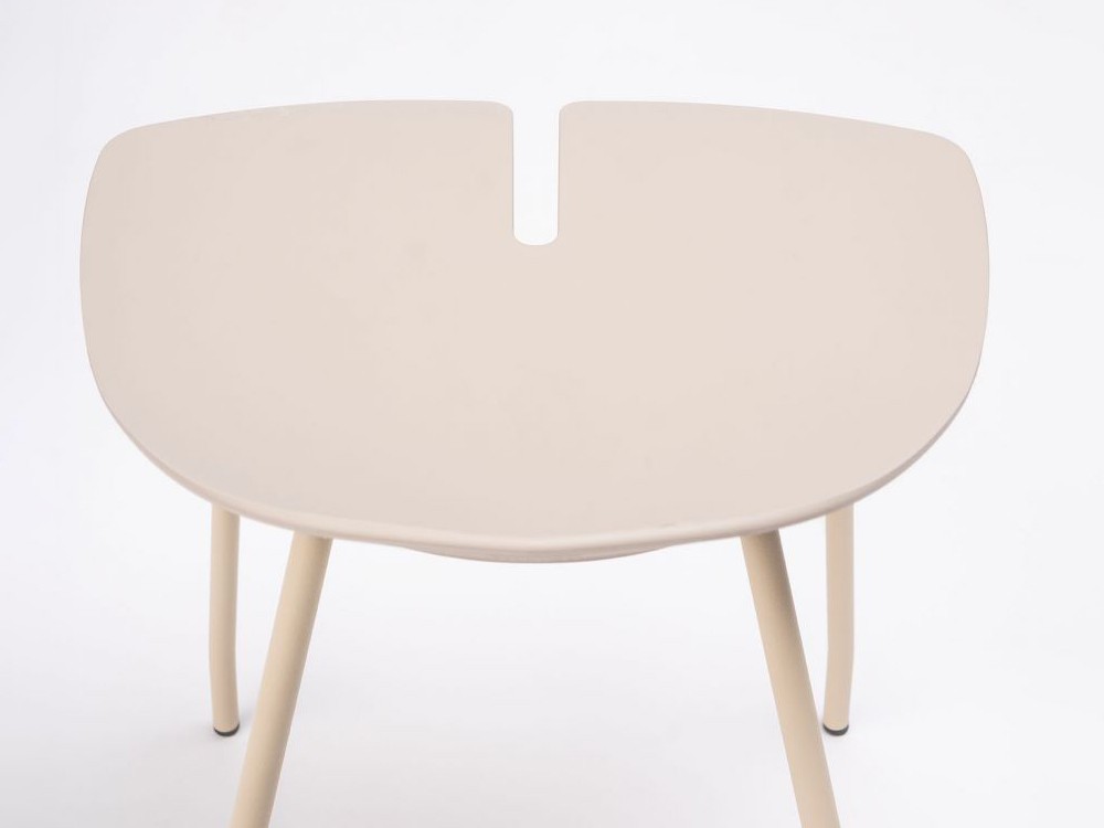 Taburete bajo Ant en acero y polipropileno Ondarreta - 25