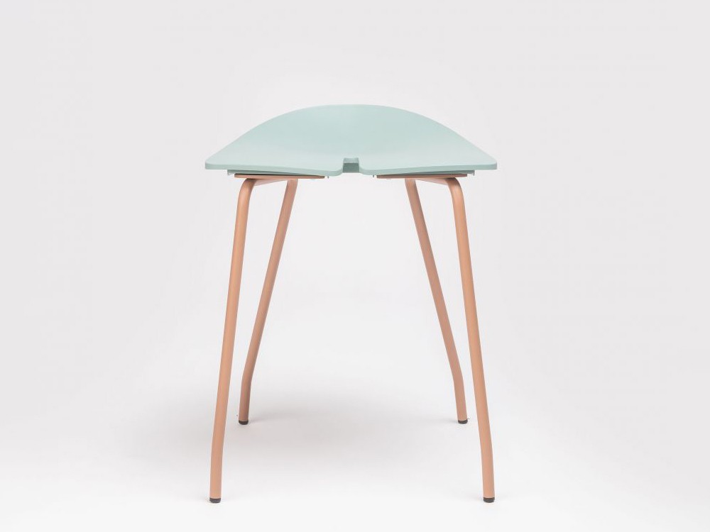 Taburete bajo Ant en acero y polipropileno Ondarreta - 33