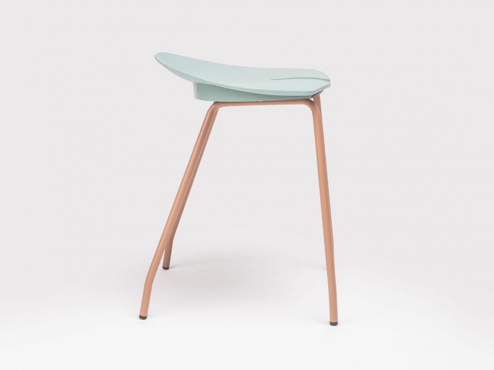 Taburete bajo Ant en acero y polipropileno Ondarreta - 34