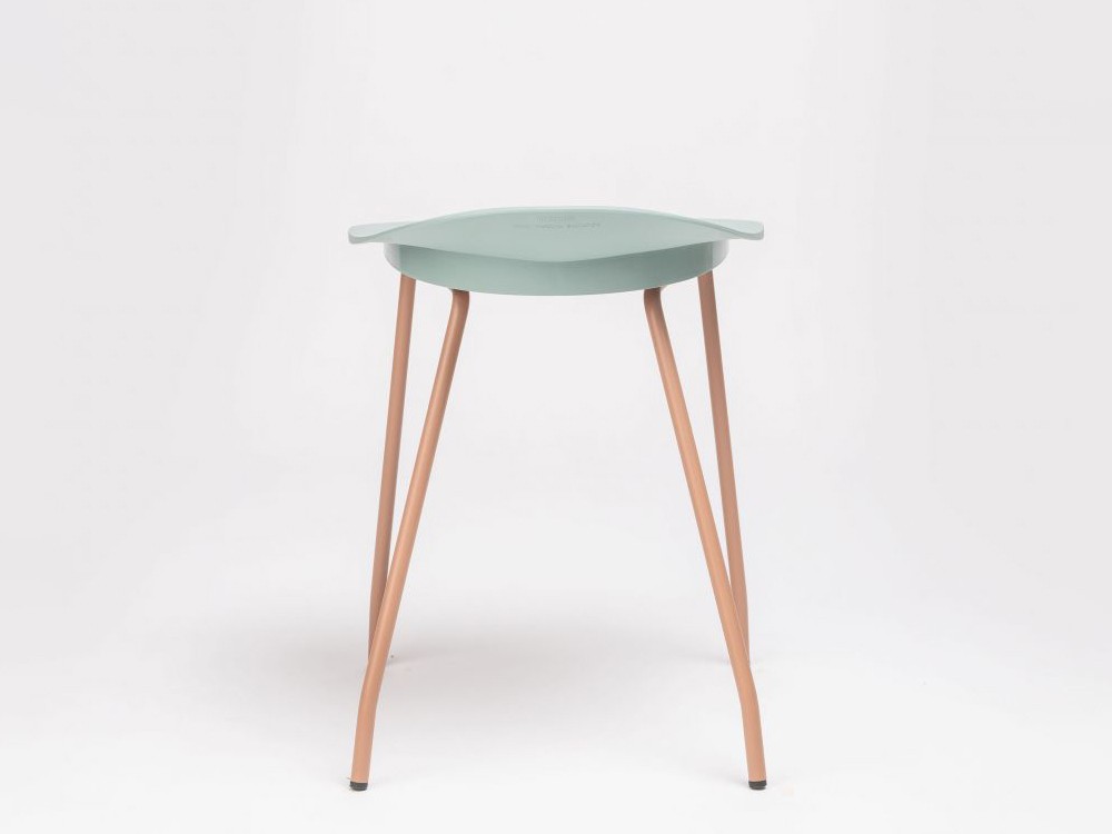 Taburete bajo Ant en acero y polipropileno Ondarreta - 35