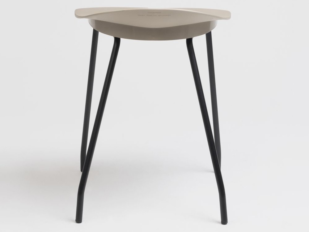 Taburete bajo Ant en acero y polipropileno Ondarreta - 5