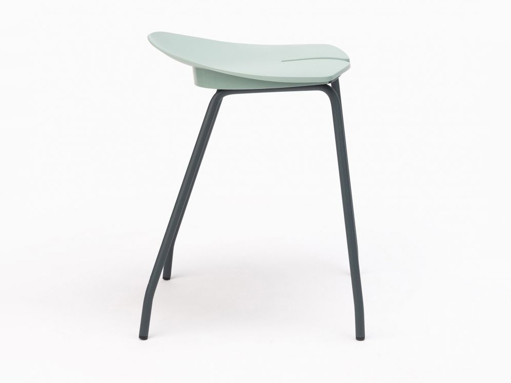 Taburete bajo Ant en acero y polipropileno Ondarreta - 9