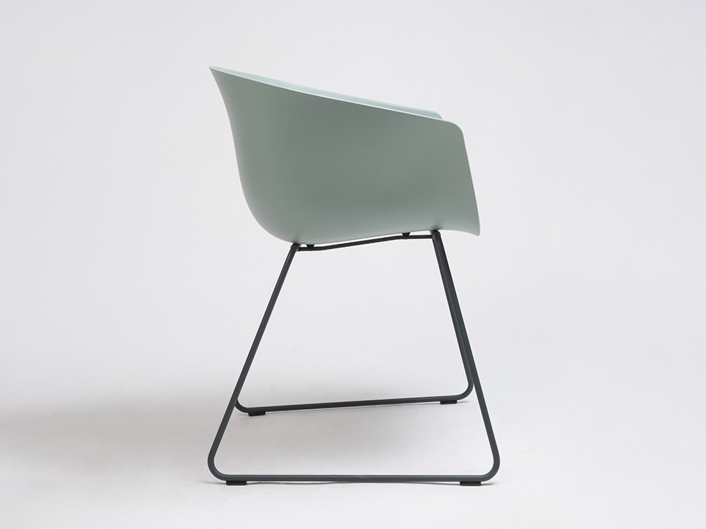 Silla Bai Trineo con galleta tapizada Ondarreta - 2