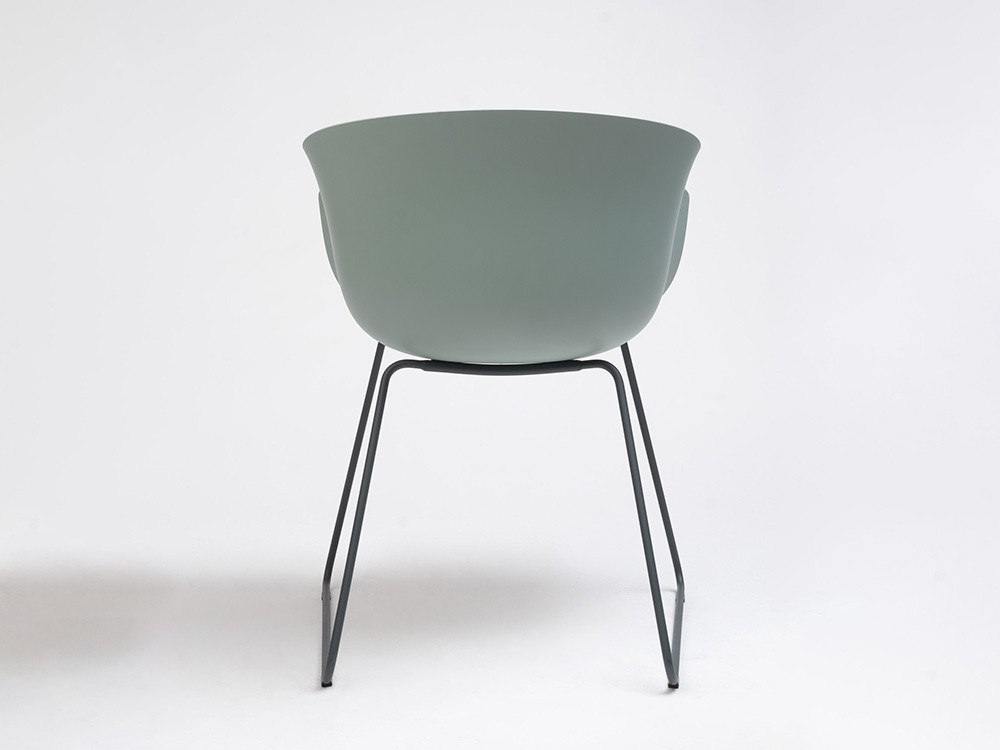 Silla Bai Trineo con galleta tapizada Ondarreta - 3