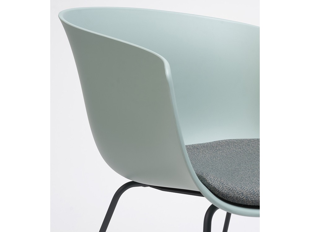 Silla Bai Trineo con galleta tapizada Ondarreta - 7