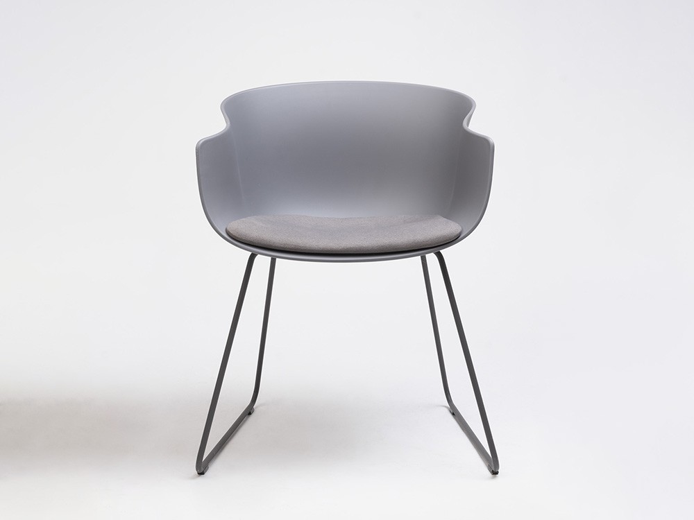 Silla Bai Trineo con galleta tapizada Ondarreta - 8