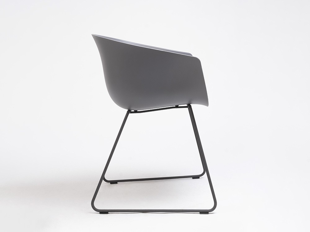 Silla Bai Trineo con galleta tapizada Ondarreta - 10