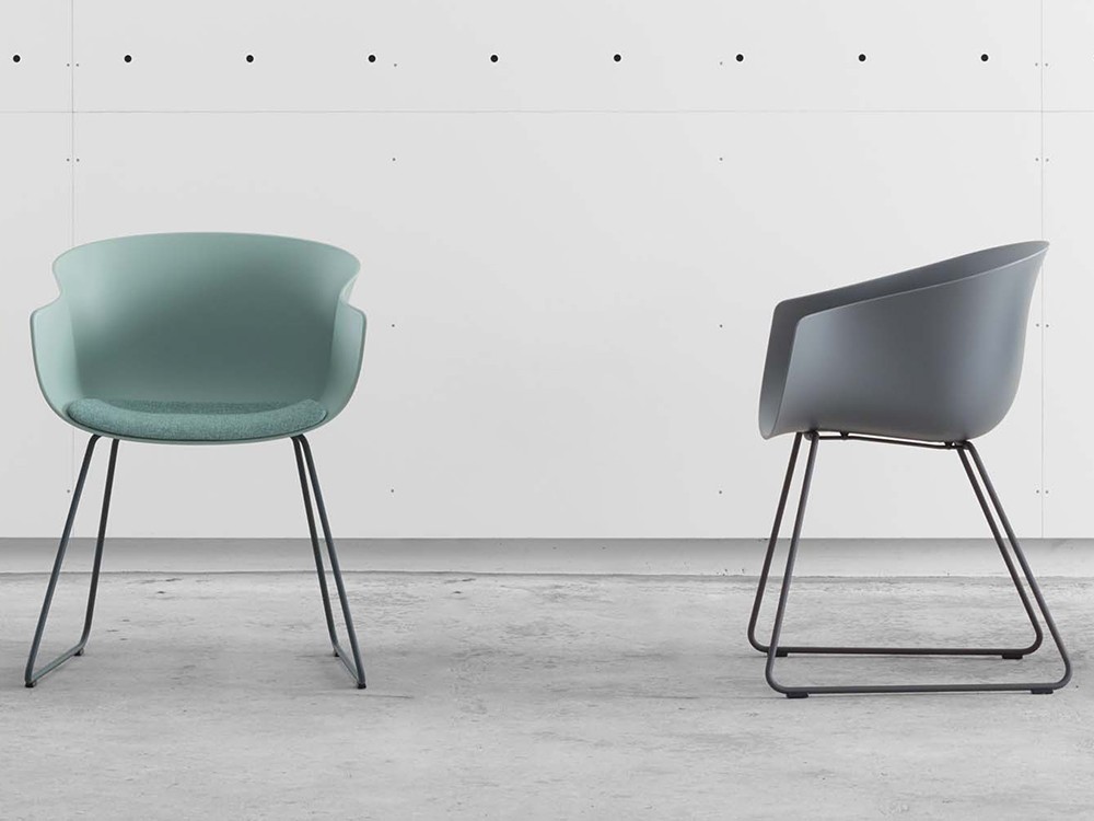 Silla Bai Trineo con galleta tapizada Ondarreta - 16