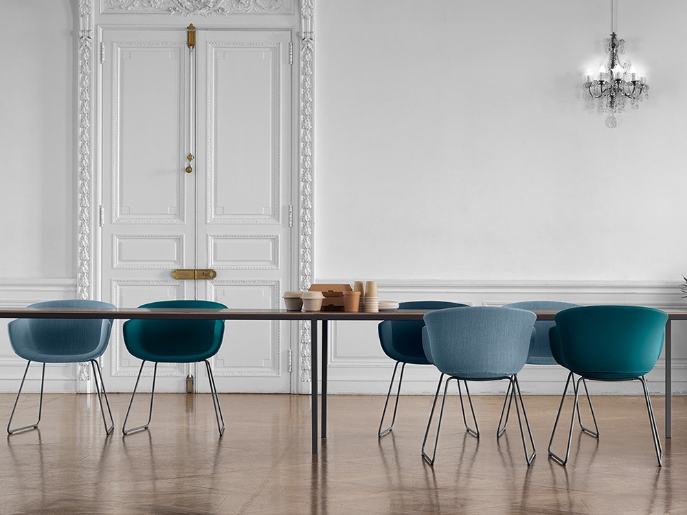 Silla Bai trineo tapizada Ondarreta - 2