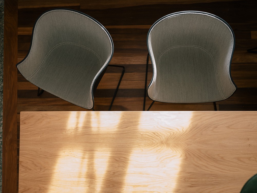 Silla Bai trineo tapizada Ondarreta - 3