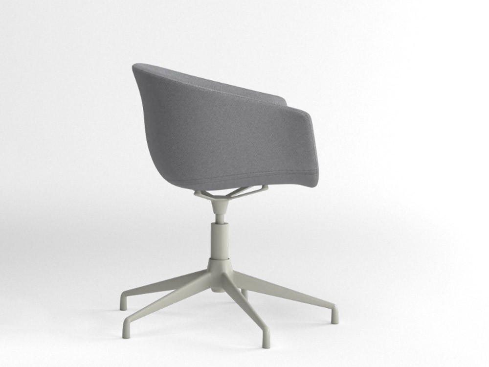 Silla giratoria Bai tapizada Ondarreta - 9