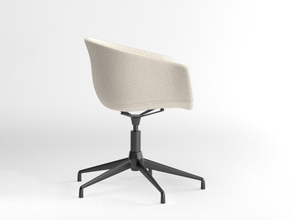 Silla giratoria Bai tapizada Ondarreta - 2