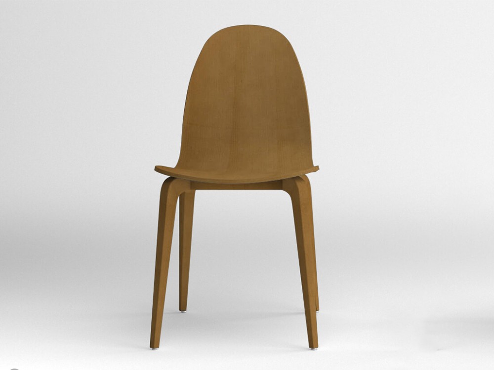 Silla Bob de madera de haya Ondarreta - 9