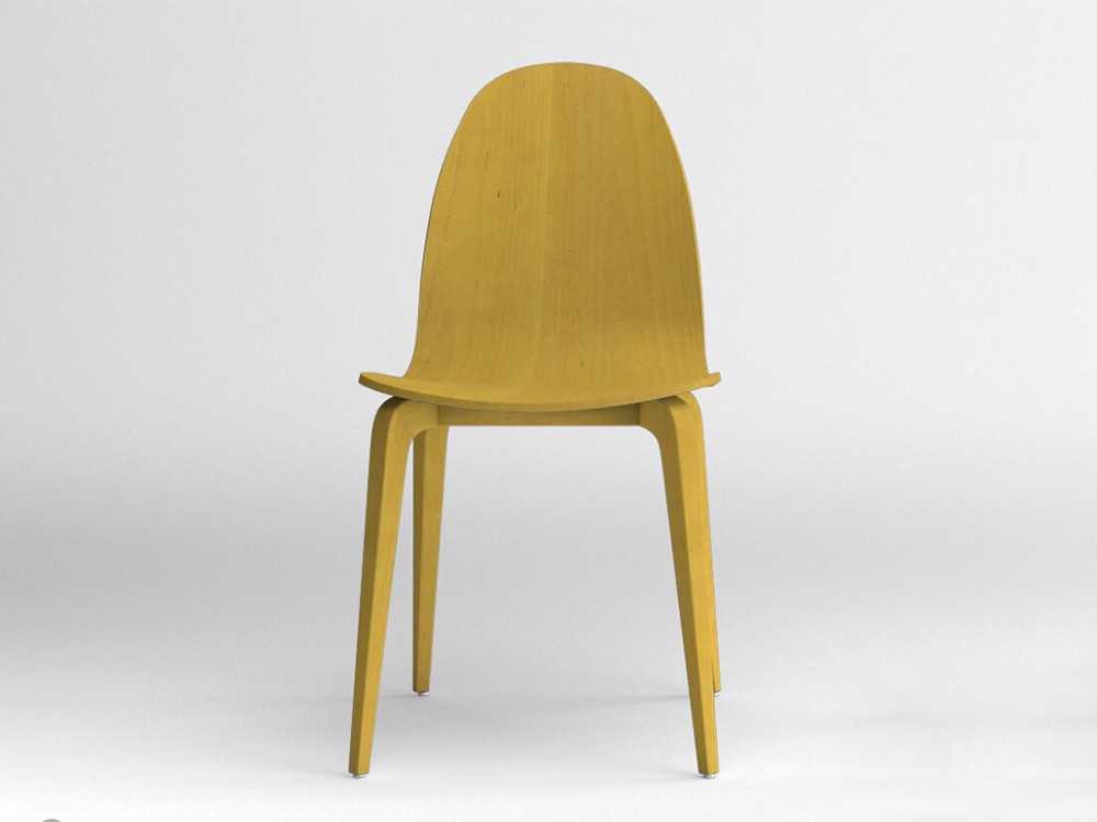 Silla Bob de madera de haya Ondarreta - 12