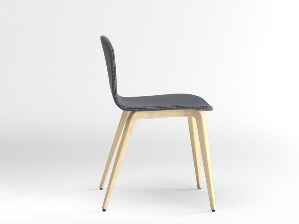 Silla Bob Wood XL tapizada Ondarreta - 5