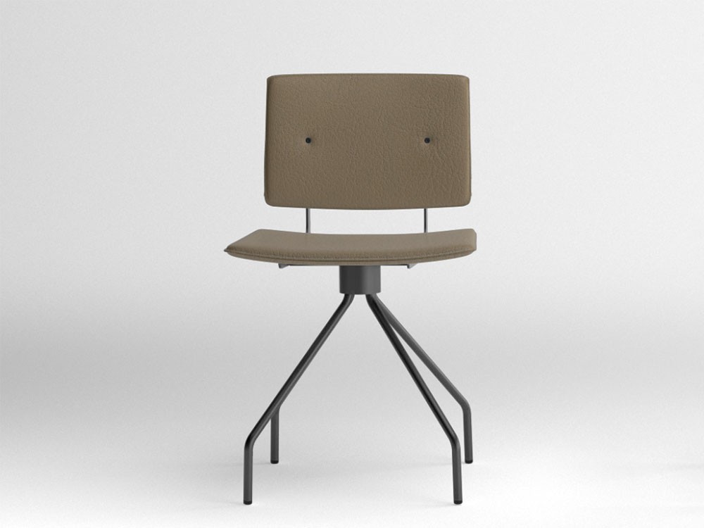 Silla giratoria Don piel sintética Ondarreta - 2