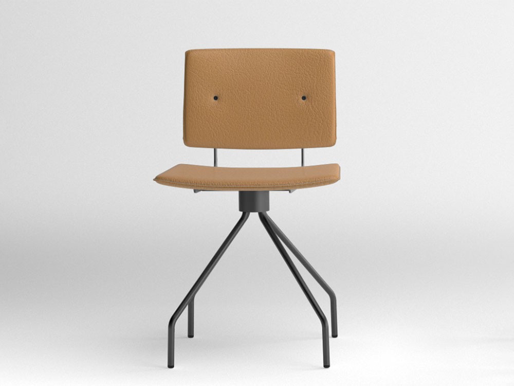 Silla giratoria Don piel sintética Ondarreta - 9