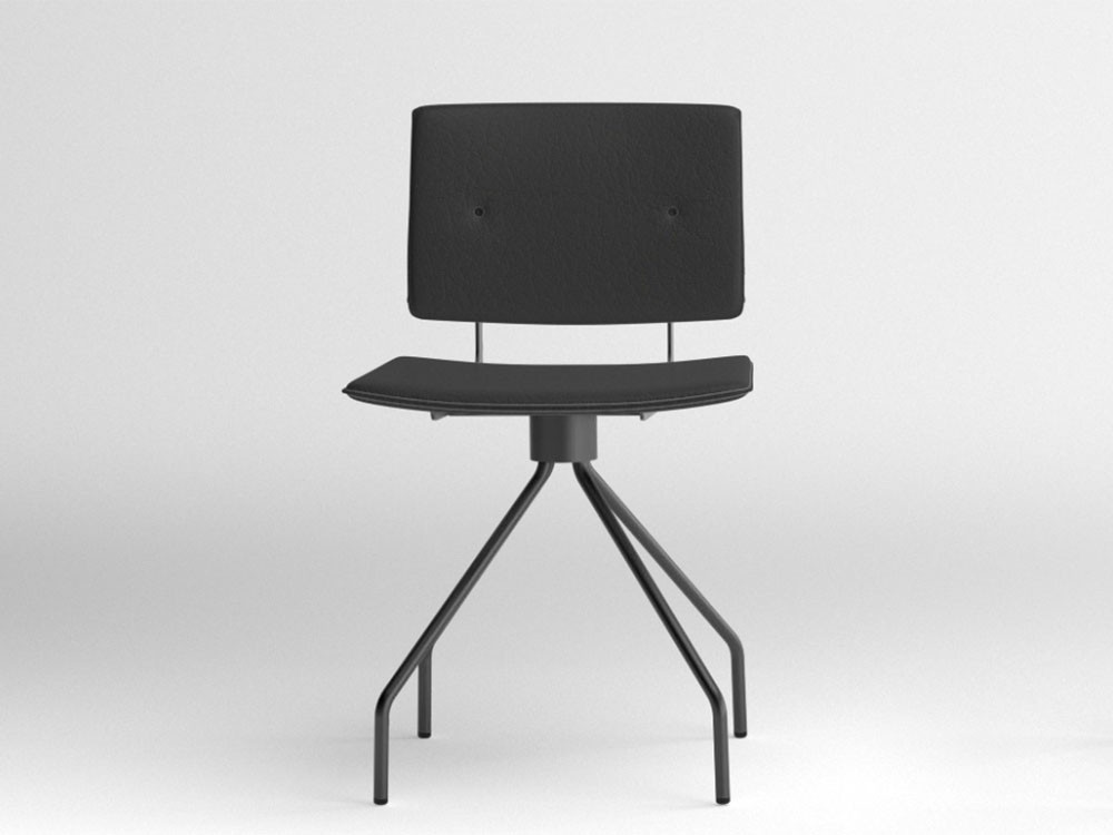 Silla giratoria Don piel sintética Ondarreta - 11