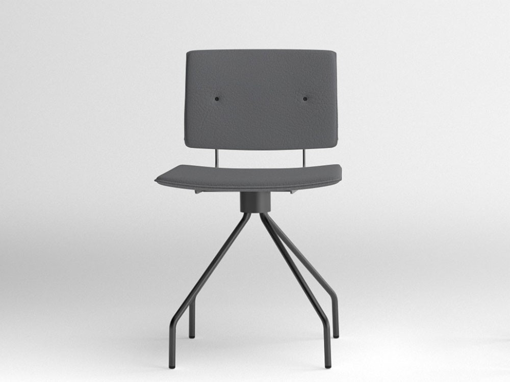 Silla giratoria Don piel sintética Ondarreta - 17