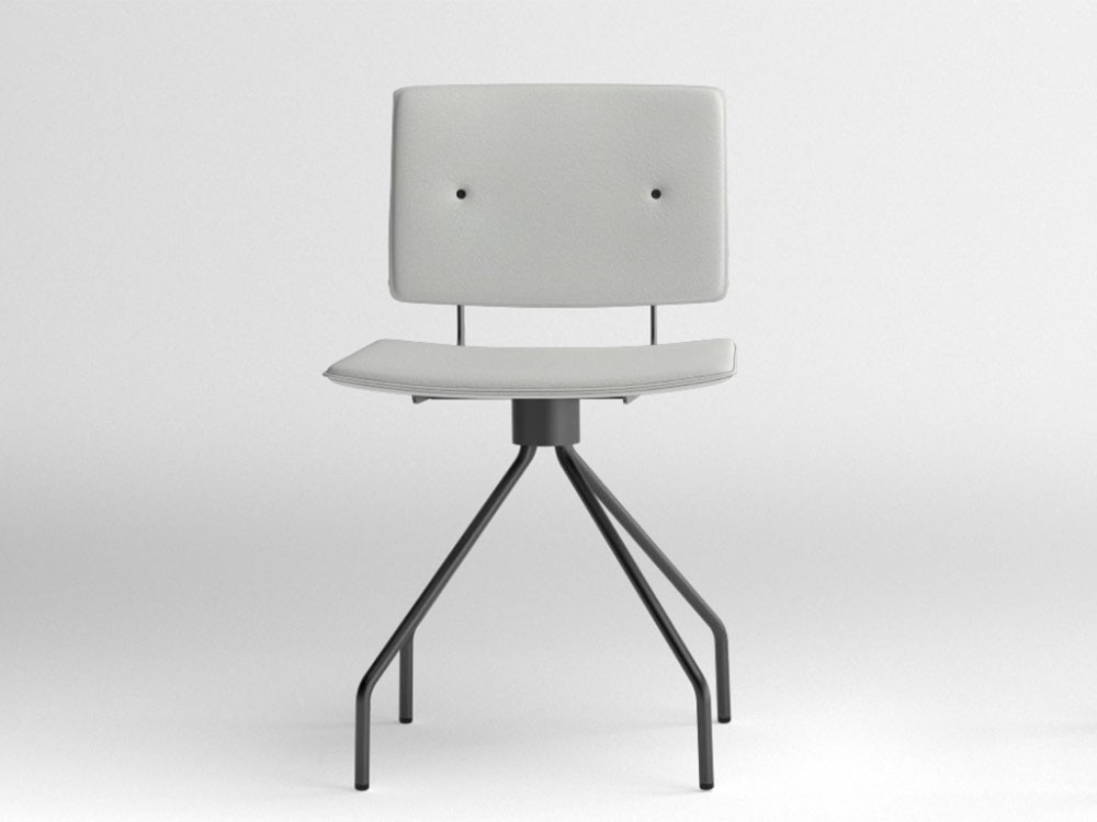 Silla giratoria Don piel sintética Ondarreta - 18