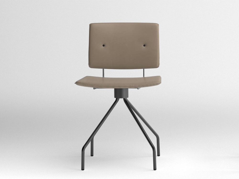 Silla giratoria Don piel sintética Ondarreta - 21