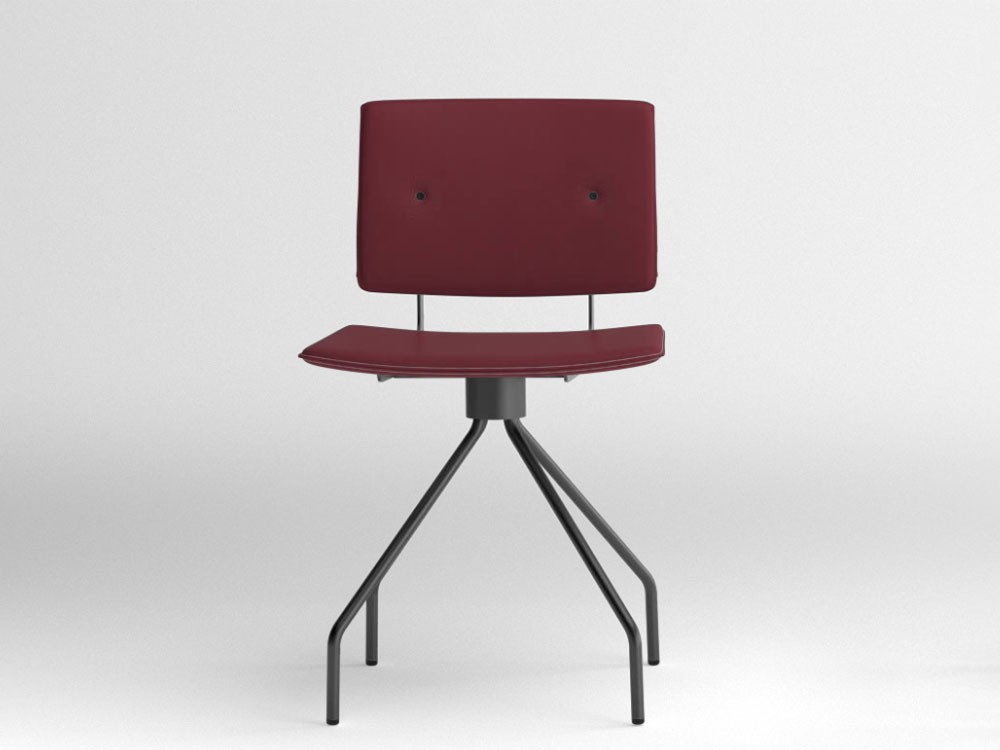 Silla giratoria Don piel sintética Ondarreta - 22